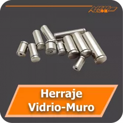 HERRAJE VIDRIO - MURO